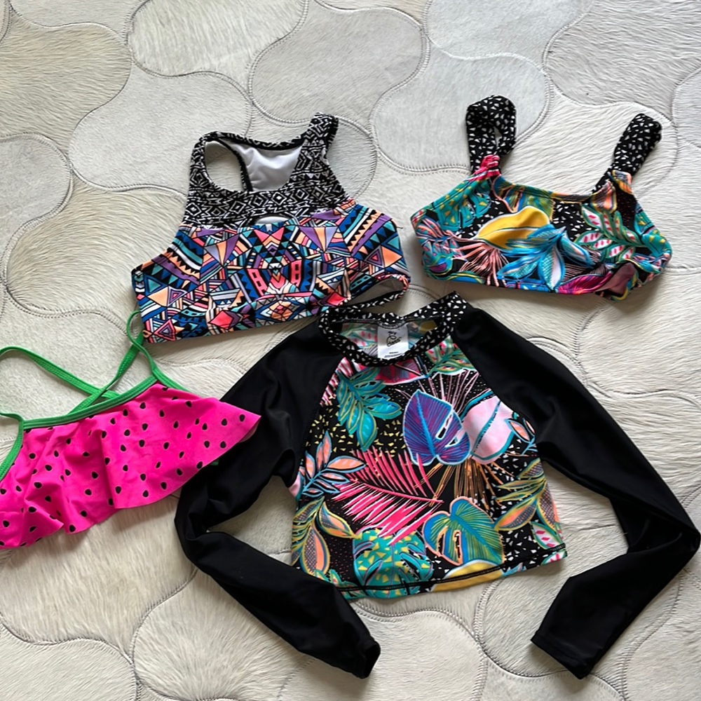 4 bathing suit tops